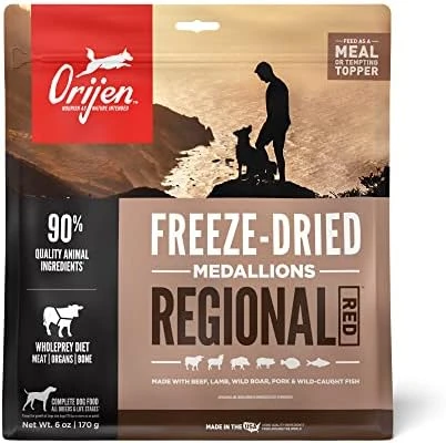 ORIJEN Original Freeze Dried Medallions, Grain Free Dry Dog Food And Topper, WholePrey Ingredients, 16 Oz 8 ORIJEN Original Freeze Dried Medallions, Grain Free Dry Dog Food And Topper, WholePrey Ingredients, 16 Oz - Image 8