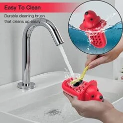 Dog Crate Training Tool, Dog Training Aid For Secures To Crate Peanut Butter Toy, Dog Kennel Therapy Training Slow Feeder Toy For Reduces Anxiety, Dog Crate Toy(Red) -Dog Supplies Store 51AhNPIBe2L