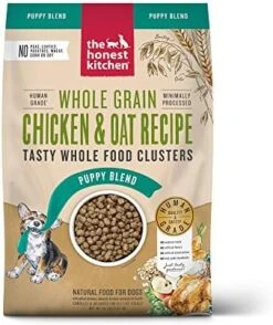 The Honest Kitchen Whole Food Clusters Puppy Whole Grain Chicken Dry Dog Food, 4 Lb Bag -Dog Supplies Store 51BedtuSAUL. AC