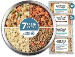 JustFoodForDogs Frozen Fresh Human Grade Dog Food, Fresh Starter Pack, (5.5 Oz - 9 Pack) 23 JustFoodForDogs Frozen Fresh Human Grade Dog Food, Fresh Starter Pack, (5.5 Oz - 9 Pack) -Dog Supplies Store 51CcyZI1 uL. AC
