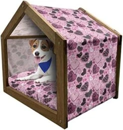 Lunarable Vegetables Wooden Dog House, Ornate Food Garlic Pepper Cauliflower Delicious Plants Image, Outdoor & Indoor Portable Dog Kennel With Pillow And Cover, X-Large, Lime Green Yellow 22 Lunarable Vegetables Wooden Dog House, Ornate Food Garlic Pepper Cauliflower Delicious Plants Image, Outdoor & Indoor Portable Dog Kennel With Pillow And Cover, X-Large, Lime Green Yellow -Dog Supplies Store 51Cr7zpeqwL. AC