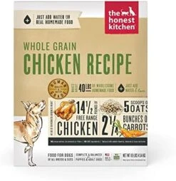 The Honest Kitchen Human Grade Dehydrated Whole Grain Dog Food – Complete Meal Or Dog Food Topper – Turkey 7 Lb (Makes 28 Lbs) -Dog Supplies Store 51D G Lw6wL. AC