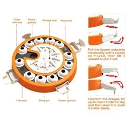 Large Dog Puzzle Toys, Dog Treat Feeding Toys Food Feeder Dispenser Level 3 2 1 Interactive Games For Large/Medium/Small Dogs Entertainment Toys 8 Large Dog Puzzle Toys, Dog Treat Feeding Toys Food Feeder Dispenser Level 3 2 1 Interactive Games For Large/Medium/Small Dogs Entertainment Toys -Dog Supplies Store 51D4R5HFz4L