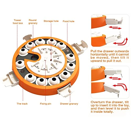 Large Dog Puzzle Toys, Dog Treat Feeding Toys Food Feeder Dispenser Level 3 2 1 Interactive Games For Large/Medium/Small Dogs Entertainment Toys 3 Large Dog Puzzle Toys, Dog Treat Feeding Toys Food Feeder Dispenser Level 3 2 1 Interactive Games For Large/Medium/Small Dogs Entertainment Toys - Image 3