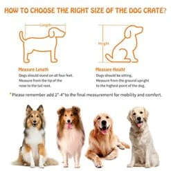 Dog Crate Furniture With Cushion,39" Large Wooden Dog Kennel Furniture With 2 Drawers,Left/Right Doors + Double Front Doors,for Medium Large Dogs,Dog Cage TV Stand Rustic Brown 39.4" L×23.6" W×40" H -Dog Supplies Store 51DlOObfoFL