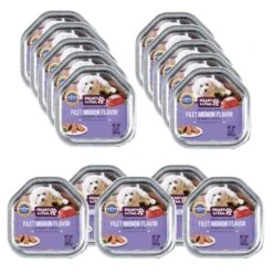 HEART TO TAIL 15 Trays Wet Dog Food 3.5 OZ Filet Mignon Flavor