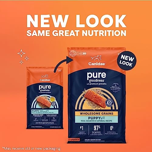 CANIDAE Pure Limited Ingredient Premium Puppy Dry Dog Food, Real Salmon & Oatmeal Recipe, 22 Lbs, With Wholesome Grains 1 CANIDAE Pure Limited Ingredient Premium Puppy Dry Dog Food, Real Salmon & Oatmeal Recipe, 22 Lbs, With Wholesome Grains