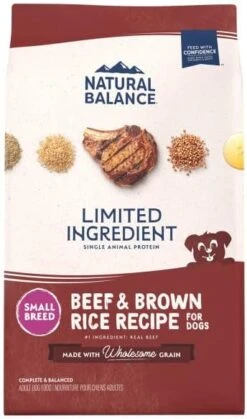 Natural Balance Limited Ingredient Diet Small-Breed Adult Dry Dog Food With Healthy Grains Protein Options Include Chicken Or Lamb 4 Pound (Pack Of 1) 17 Natural Balance Limited Ingredient Diet Small-Breed Adult Dry Dog Food With Healthy Grains Protein Options Include Chicken Or Lamb 4 Pound (Pack Of 1) -Dog Supplies Store 51EYdR5ZjhL. AC 1