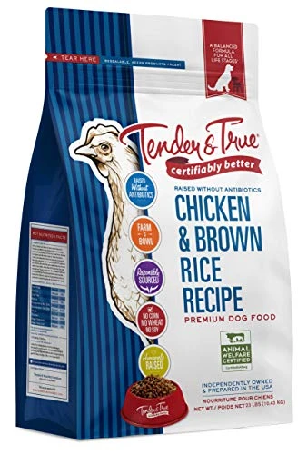 Tender & True Antibiotic-Free Chicken & Brown Rice Recipe Dog Food, 23 Lb 1 Tender & True Antibiotic-Free Chicken & Brown Rice Recipe Dog Food, 23 Lb