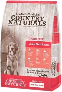 Grandma Mae's Country Naturals Grain Free Dry Dog Food 4 LB Chicken Recipe -Dog Supplies Store 51Fj5bHf2NL. AC