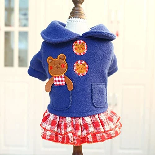 Pet Clothes Teddy Pomeranian Bichon Frise Yorkshire Small Dog Autumn And Winter Cute Bear Outfit Coat Clothes A1 S A1 S 1 Pet Clothes Teddy Pomeranian Bichon Frise Yorkshire Small Dog Autumn And Winter Cute Bear Outfit Coat Clothes A1 S A1 S