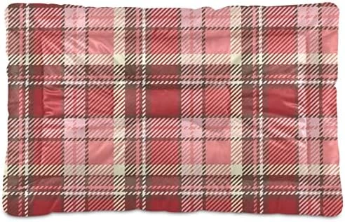 Ultra Soft Dog Cat Crate Bed Blanket-Retro Red Black And Yellow Plaid Fluffy Pet Bed All Season-Short Pile-Anti-Slip Pet Beds 24"x18" 12 Ultra Soft Dog Cat Crate Bed Blanket-Retro Red Black And Yellow Plaid Fluffy Pet Bed All Season-Short Pile-Anti-Slip Pet Beds 24"x18" - Image 12