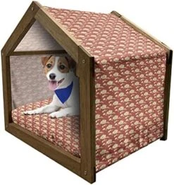 Lunarable Vintage Wooden Dog House, Olives Oil Bottles Organic Food And Plant Branches Hand Drawn Doodle, Outdoor & Indoor Portable Dog Kennel With Pillow And Cover, X-Large, Yellow Navy Blue Green -Dog Supplies Store 51GkjLtwK3L. AC