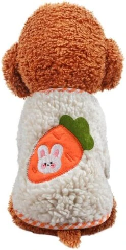 Dog Clothes Furry Carrot Rabbit Sweater Coat Suitable For Small Dogs Puppy Pet Cat Autumn And Winter Pet Cute Clothing Coat A1 XS A1 XS 21 Dog Clothes Furry Carrot Rabbit Sweater Coat Suitable For Small Dogs Puppy Pet Cat Autumn And Winter Pet Cute Clothing Coat A1 XS A1 XS -Dog Supplies Store 51HGQGTDluL. AC 4
