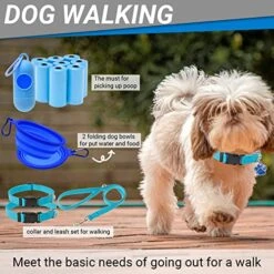 Puppy Starter Kit For Small Dog - 26 Pcs Dog Toys, Collar, Leash, Puppy Training Cilcker, Treat Bag, Poop Waste Bag With Dispenser, Blanket, Grooming Glove, Food Bowls, Toothbrush, ID Tag, Etc 11 Puppy Starter Kit For Small Dog - 26 Pcs Dog Toys, Collar, Leash, Puppy Training Cilcker, Treat Bag, Poop Waste Bag With Dispenser, Blanket, Grooming Glove, Food Bowls, Toothbrush, ID Tag, Etc -Dog Supplies Store 51Haf5XBGPL