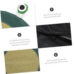 Dogs Tear-Resistant Mat Bed Breathable Indoor Puppy Cat Doghouse Cats Summer Chinchilla Dog Cartoon House Rattan Natural Floor Pet Area Cooling Guinea Tear- Rest Pad 9 Dogs Tear-Resistant Mat Bed Breathable Indoor Puppy Cat Doghouse Cats Summer Chinchilla Dog Cartoon House Rattan Natural Floor Pet Area Cooling Guinea Tear- Rest Pad -Dog Supplies Store 51Hoefi834L