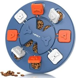 NPET Dog Puzzle Toy, Interactive Dog Toys For Small & Medium Dogs, Dog Enrichment Toys For Pet IQ Training & Mental Enrichment (Green, Level 1) -Dog Supplies Store 51Hq8sXnJkL. AC
