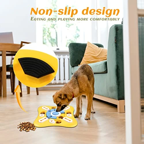 Dog Puzzle Toys,Slow Feeder Dog Bowls With Squeak Design For Dog,Interactive Dog Toys For IQ Training & Fun Feeding, Dog Games Puzzle Toys For Large,Small,Medium Dogs Puppies Cats 4 Dog Puzzle Toys,Slow Feeder Dog Bowls With Squeak Design For Dog,Interactive Dog Toys For IQ Training & Fun Feeding, Dog Games Puzzle Toys For Large,Small,Medium Dogs Puppies Cats - Image 4