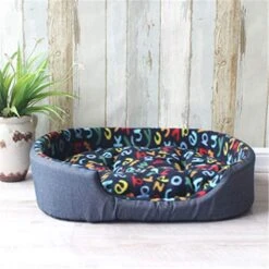 SENERY Winter Surface Soft Pet Beds Round Warm Puppy Cat Kennel House Comfortable Mat Large Dog Nest -Dog Supplies Store 51IWheuTnaL