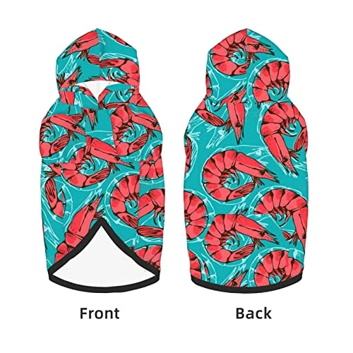 Shrimp Pattern Sea Food Pet Dog Costume Large Pets Wear Hoodies Winter Large Cats Coat Sweaters Jacket Pullover 6 Shrimp Pattern Sea Food Pet Dog Costume Large Pets Wear Hoodies Winter Large Cats Coat Sweaters Jacket Pullover - Image 6