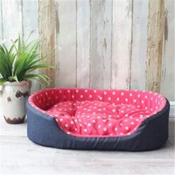 SENERY Winter Surface Soft Pet Beds Round Warm Puppy Cat Kennel House Comfortable Mat Large Dog Nest -Dog Supplies Store 51IyJv6UFvL