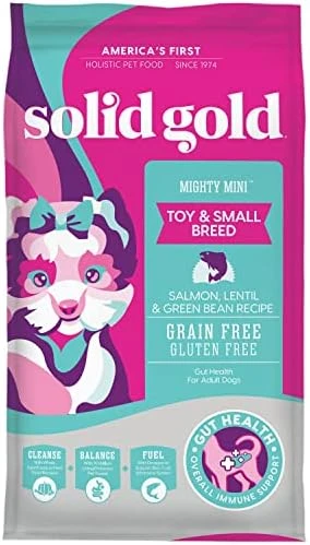 Solid Gold Mighty Mini Small Breed Dog Food - Dry Dog Food For Any Toy Breed - For Gut Health & Sensitive Stomach Support - Digestive Probiotics For Dogs - Grain & Gluten Free Recipe 9 Solid Gold Mighty Mini Small Breed Dog Food - Dry Dog Food For Any Toy Breed - For Gut Health & Sensitive Stomach Support - Digestive Probiotics For Dogs - Grain & Gluten Free Recipe - Image 9