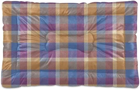 Ultra Soft Dog Cat Crate Bed Blanket-Retro Red Black And Yellow Plaid Fluffy Pet Bed All Season-Short Pile-Anti-Slip Pet Beds 24"x18" 11 Ultra Soft Dog Cat Crate Bed Blanket-Retro Red Black And Yellow Plaid Fluffy Pet Bed All Season-Short Pile-Anti-Slip Pet Beds 24"x18" - Image 11