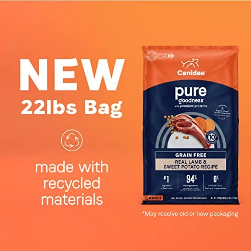 Canidae Pure Real Lamb & Pea Recipe Adult Dry Dog 24 LB 2 Canidae Pure Real Lamb & Pea Recipe Adult Dry Dog 24 LB - Image 2