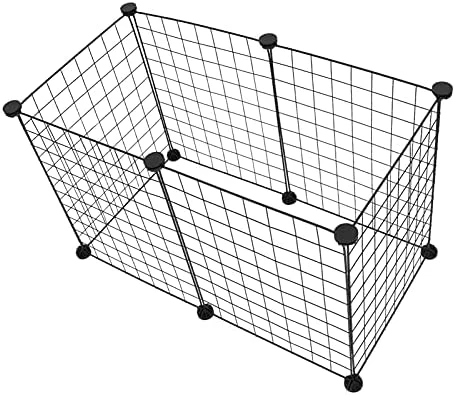 Outdoor Playpen Small Pet Playpen Small Animal Cage Indoor Metal Wire Fence For Small Animals Hamster 6 Pannel Metal Pet Play For Small Medium Dogs Cats Rabbits Black Wire Dog Kennel 5 Outdoor Playpen Small Pet Playpen Small Animal Cage Indoor Metal Wire Fence For Small Animals Hamster 6 Pannel Metal Pet Play For Small Medium Dogs Cats Rabbits Black Wire Dog Kennel - Image 5