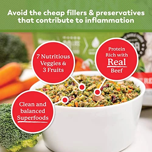 Dr. Harvey's Beef & Garden Veggies Dog Food, Human Grade Grain-Free Dehydrated Food For Dogs With Freeze-Dried Beef (5 Pounds) 4 Dr. Harvey's Beef & Garden Veggies Dog Food, Human Grade Grain-Free Dehydrated Food For Dogs With Freeze-Dried Beef (5 Pounds) - Image 4