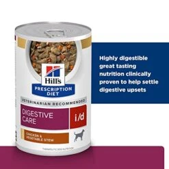 Hill's Prescription Diet I/d Digestive Care Chicken & Vegetable Stew Canned Dog Food, Veterinary Diet, 12.5 Oz., 12-Pack Wet Food 10 Hill's Prescription Diet I/d Digestive Care Chicken & Vegetable Stew Canned Dog Food, Veterinary Diet, 12.5 Oz., 12-Pack Wet Food -Dog Supplies Store 51LPMPECZUL