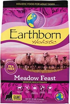 Earthborn Holistic Meadow Feast Grain-Free Natural Dry Dog Food, 25 Lb