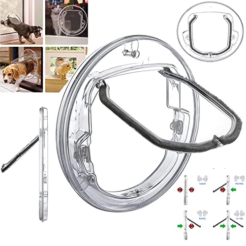 Pet Door New Safe Lockable Screen Outdoor Dogs Cats Window Gate Wall Enter Freely Fashion Pretty Garden Easy Install 3 Pet Door New Safe Lockable Screen Outdoor Dogs Cats Window Gate Wall Enter Freely Fashion Pretty Garden Easy Install - Image 3