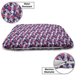 Ambesonne Colorful Pet Bed, Natural Theme Cartoon Mushrooms Pattern In Doodle Style Woodland Food Art, Chew Resistant Pad For Dogs And Cats Cushion With Removable Cover, 24" X 39", Multicolor 6 Ambesonne Colorful Pet Bed, Natural Theme Cartoon Mushrooms Pattern In Doodle Style Woodland Food Art, Chew Resistant Pad For Dogs And Cats Cushion With Removable Cover, 24" X 39", Multicolor -Dog Supplies Store 51NlYiN4RHL