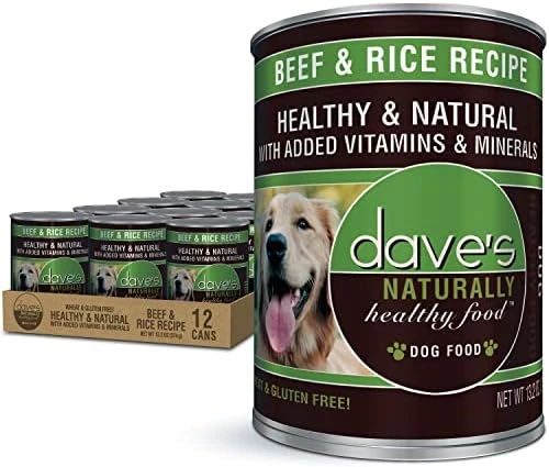 Dave's Pet Food Wet Dog Food (Liver & Beef), Made In USA Naturally Healthy Canned Dog Food, Added Vitamins & Minerals, Wheat & Gluten-Free, 13.2 Oz Cans (Case Of 12) 7 Dave's Pet Food Wet Dog Food (Liver & Beef), Made In USA Naturally Healthy Canned Dog Food, Added Vitamins & Minerals, Wheat & Gluten-Free, 13.2 Oz Cans (Case Of 12) - Image 7