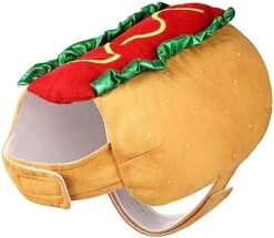 POPETPOP Hot Dog Costume- Funny Hot Dog Pet Cosplay Clothes Halloween Outfit Christmas Party Decorations For Puppies And Kitten（ Size M） -Dog Supplies Store 51P6BVdlDL. AC