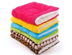 CoCocina Colorful Warm Dog Cat Blankets Pet Sleep Mat Pad Bed Cover Soft Flannel Blanket For Kitties Puppies And Other Small Animals-Rose Red-M -Dog Supplies Store 51PI1yWdEcL