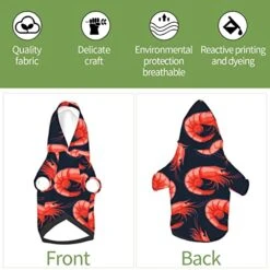 Shrimp Pattern Sea Food Pet Dog Costume Pets Wear Hoodies Fall Cloth Sweaters Sweatshirts Jacket Pullover 17 Shrimp Pattern Sea Food Pet Dog Costume Pets Wear Hoodies Fall Cloth Sweaters Sweatshirts Jacket Pullover -Dog Supplies Store 51PYPbZ7a2L