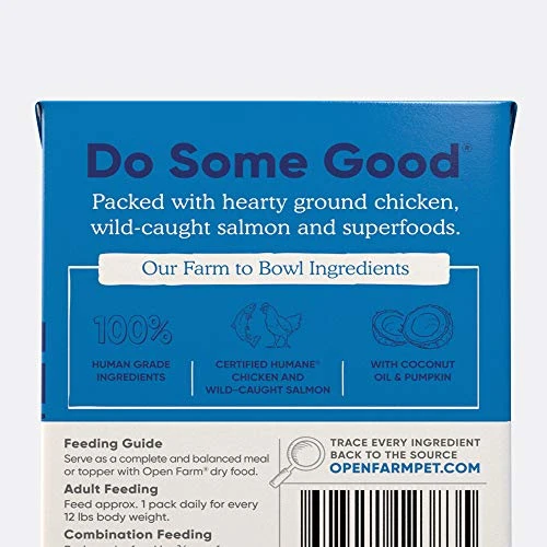 Open Farm Chicken & Salmon Rustic Stew Wet Dog Food, Grain-Free Meal Or Food Topper With Responsibly Sourced Meat And Superfoods Without Artificial Ingredients, Pack Of 12, 12.5 Oz Each 3 Open Farm Chicken & Salmon Rustic Stew Wet Dog Food, Grain-Free Meal Or Food Topper With Responsibly Sourced Meat And Superfoods Without Artificial Ingredients, Pack Of 12, 12.5 Oz Each - Image 3