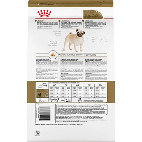 Royal Canin Pug Adult Breed Specific Dry Dog Food, 10 Lb Bag 2 Royal Canin Pug Adult Breed Specific Dry Dog Food, 10 Lb Bag - Image 2