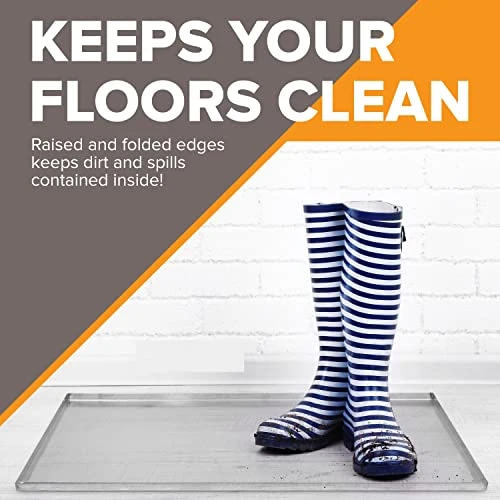 Pinnacle Systems You & Me Replacement Dog Crate Pan Chew Proof And Crack Proof Pet Kennel Tray Pan Metal Pan For Dog Cage Training Crate Pan Pet Supplies (Galvanized, 24 X 16.90 X 1) 5 Pinnacle Systems You & Me Replacement Dog Crate Pan Chew Proof And Crack Proof Pet Kennel Tray Pan Metal Pan For Dog Cage Training Crate Pan Pet Supplies (Galvanized, 24 X 16.90 X 1) - Image 5