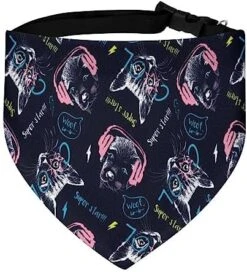 GENERIC Red Skulls On Dark Texture Background Dog Bandana,Dog Bandanas Triangle Bibs Scarf Accessories Minimal Head Cicumference -Dog Supplies Store 51QqD YdEBL. AC