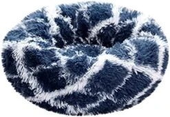 AIRCODE Plush Pet Litter Sleeping Bed, Comfortable Plush Kennel Dogs Pet Litter Deep Sleep, Washable Cat Donut Bed, Faux Fur Donut Cuddler Cat Bed (Multicolor13, 15.754X10.6IN) -Dog Supplies Store 51QrP60ZrZL. AC