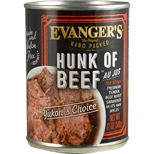 Evangers Evanger's Hunk Of Beef Dog Food - 12, 12 Oz Cans 1 Evangers Evanger's Hunk Of Beef Dog Food - 12, 12 Oz Cans