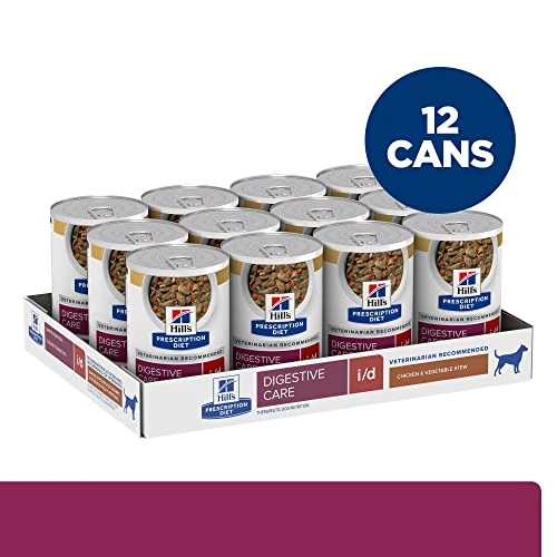 Hill's Prescription Diet I/d Digestive Care Chicken & Vegetable Stew Canned Dog Food, Veterinary Diet, 12.5 Oz., 12-Pack Wet Food 3 Hill's Prescription Diet I/d Digestive Care Chicken & Vegetable Stew Canned Dog Food, Veterinary Diet, 12.5 Oz., 12-Pack Wet Food - Image 3