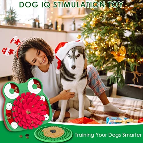 Lalolee Dog Puzzle Toys, 3-in-1 Dog Puzzles With Licking Pad And Slow Food, Stress Relief Interactive Dog Toy For Feeding (Green) 5 Lalolee Dog Puzzle Toys, 3-in-1 Dog Puzzles With Licking Pad And Slow Food, Stress Relief Interactive Dog Toy For Feeding (Green) - Image 5