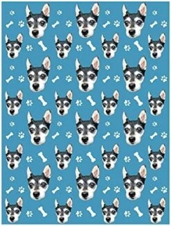 Novgarden Funny Custom Dog Blanket, Flannel Personalized Picture Blanket With Bone/Paw/Pizza/Fries/Hamburger Pattern Food Blanket Puppy Dog Memorial Gifts -Dog Supplies Store 51THXvW yvL. AC