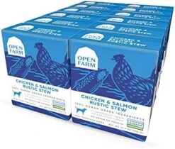 Open Farm Chicken & Salmon Rustic Stew Wet Dog Food, Grain-Free Meal Or Food Topper With Responsibly Sourced Meat And Superfoods Without Artificial Ingredients, Pack Of 12, 12.5 Oz Each 18 Open Farm Chicken & Salmon Rustic Stew Wet Dog Food, Grain-Free Meal Or Food Topper With Responsibly Sourced Meat And Superfoods Without Artificial Ingredients, Pack Of 12, 12.5 Oz Each -Dog Supplies Store 51TRwgCYJTL. AC