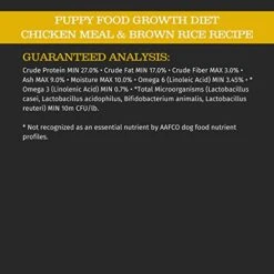 Blackwood Pet Food Puppy Dry Dog Food Growth Diet [Natural Dog Food For All Breeds And Sizes Of Puppies], Chicken Meal & Brown Rice Recipe, 5 Lb. Bag (22266) -Dog Supplies Store 51TSWhEy7rL