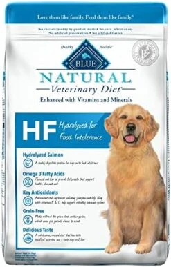 Blue Buffalo Natural Veterinary Diet HF Hydrolyzed For Food Intolerance Dry Dog Food, Salmon 6-lb Bag 11 Blue Buffalo Natural Veterinary Diet HF Hydrolyzed For Food Intolerance Dry Dog Food, Salmon 6-lb Bag -Dog Supplies Store 51UA1ndISKL. AC